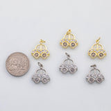 18K Gold PVD Car charm s Charms - Tarnish Resistant