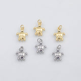18K Gold PVD Sea turtle tortoise charm s Charms - Tarnish Resistant