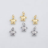 18K Gold PVD Sea turtle tortoise charm s Charms - Tarnish Resistant