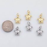 18K Gold PVD Sea turtle tortoise charm s Charms - Tarnish Resistant