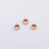 18K Gold PVD Flower charm - Tarnish Resistant