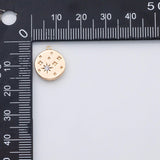 18K Gold PVD Moon Charm 3x16mm Bar s Gold Charms - Tarnish Resistant
