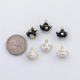 18K Gold PVD Tea Pot charm - Tarnish Resistant