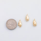 18K Gold PVD OK Sign H charm - Tarnish Resistant