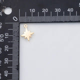 18K Gold PVD North star charm - Tarnish Resistant