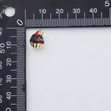 18K Gold PVD Cupcake charm - Tarnish Resistant