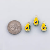 18K Gold PVD Avocado charm - Tarnish Resistant