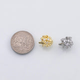 18K Gold PVD 3D Hedgehog Porcupine animal charm s Charms - Tarnish Resistant