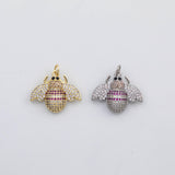 18K Gold PVD Honey bee charm s Charms - Tarnish Resistant