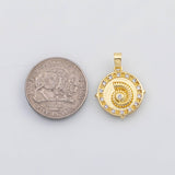 18K Gold PVD Sea shell nautilus charm s Charms - Tarnish Resistant