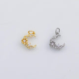 18K Gold PVD Moon charm s Charms - Tarnish Resistant