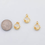 18K Gold PVD Camping Tent Camp Fire Night Charm Enamel Charm s Charms - Tarnish Resistant
