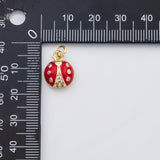 18K Gold PVD Lady bug ladybug charm s Charms - Tarnish Resistant