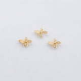 18K Gold PVD Bee fly charm Charms - Tarnish Resistant