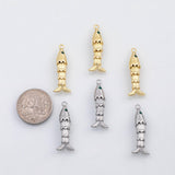 18K Gold PVD XXXXX charm Charms - Tarnish Resistant