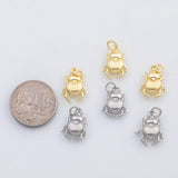 18K Gold PVD Beetle charm s Charms - Tarnish Resistant