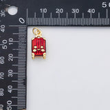 18K Gold PVD Luggage bag charm - Tarnish Resistant