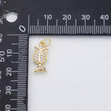 18K Gold PVD Flower charm Charm s Charms - Tarnish Resistant