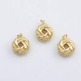 18K Gold pvd Knot charm - Tarnish Resistant