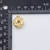 18K Gold PVD Knot charm - Tarnish Resistant