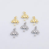 18K Gold PVD Umbrella charm - Tarnish Resistant