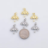 18K Gold PVD Umbrella charm - Tarnish Resistant