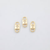 18K Gold PVD Cross connector - Tarnish Resistant