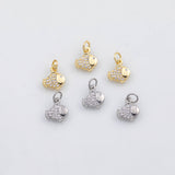 18K Gold PVD Angel fish charm s Charms Charms - Tarnish Resistant