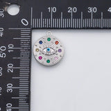 18K Gold PVD Evil eye multicolor charm Charms - Tarnish Resistant