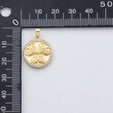 18K Gold PVD Clover Charm Spade clover charm s Charms - Tarnish Resistant