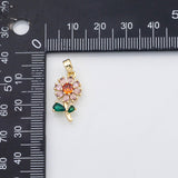 18K Gold PVD Sea Turtle blue charm Charm s Charms - Tarnish Resistant