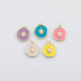 18K Gold PVD Sea turtle charm Charm s Charms - Tarnish Resistant