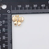 18K Gold PVD Bow Ribbon charm s Charms - Tarnish Resistant