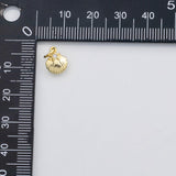 18K Gold PVD Sea shell clam oyster charm Ocean Beach charm s Charms - Tarnish Resistant