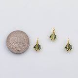 18K Gold PVD Dainty Angel Fish charm s Charms - Tarnish Resistant