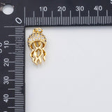 18K Gold PVD Jellyfish Charm ocean beach charms s Charms - Tarnish Resistant