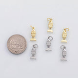 18K Gold PVD Fish charm - Tarnish Resistant