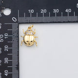 18K Gold PVD Beetle Bug charm - Tarnish Resistant