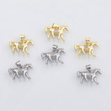 18K Gold PVD Horse charm - Tarnish Resistant