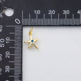 18K Gold PVD Fish charm - Tarnish Resistant