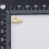 18K Gold PVD Shark charm fish charm - Tarnish Resistant