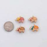 18K Gold PVD Porcupine Hedge Hog charm - Tarnish Resistant