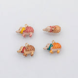 18K Gold PVD Porcupine Hedge Hog charm - Tarnish Resistant