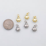 18K Gold PVD Penguin Charm Charm s Charms - Tarnish Resistant