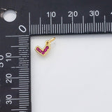 18K Gold PVD Heart charm Charm s Charms - Tarnish Resistant