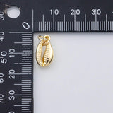 18K Gold PVD Puka shell ocean beach charm s Charms - Tarnish Resistant