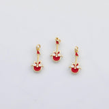 18K Gold PVD Guitar charm s Gold Charms - Tarnish Resistant