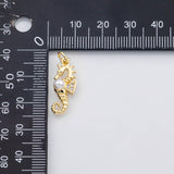 18K Gold PVD Seahorse sea horse charm - Tarnish Resistant