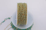PATTERN Spacing Gold Filled Enamel Chain - 1.5mm Chain - 14/20 Gold Filled Enamel Chains - By the Foot