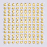 50pcs Gold Silver PVD Ion Plated Twist Corrugated Beads High Quality Tarnish Resistant
